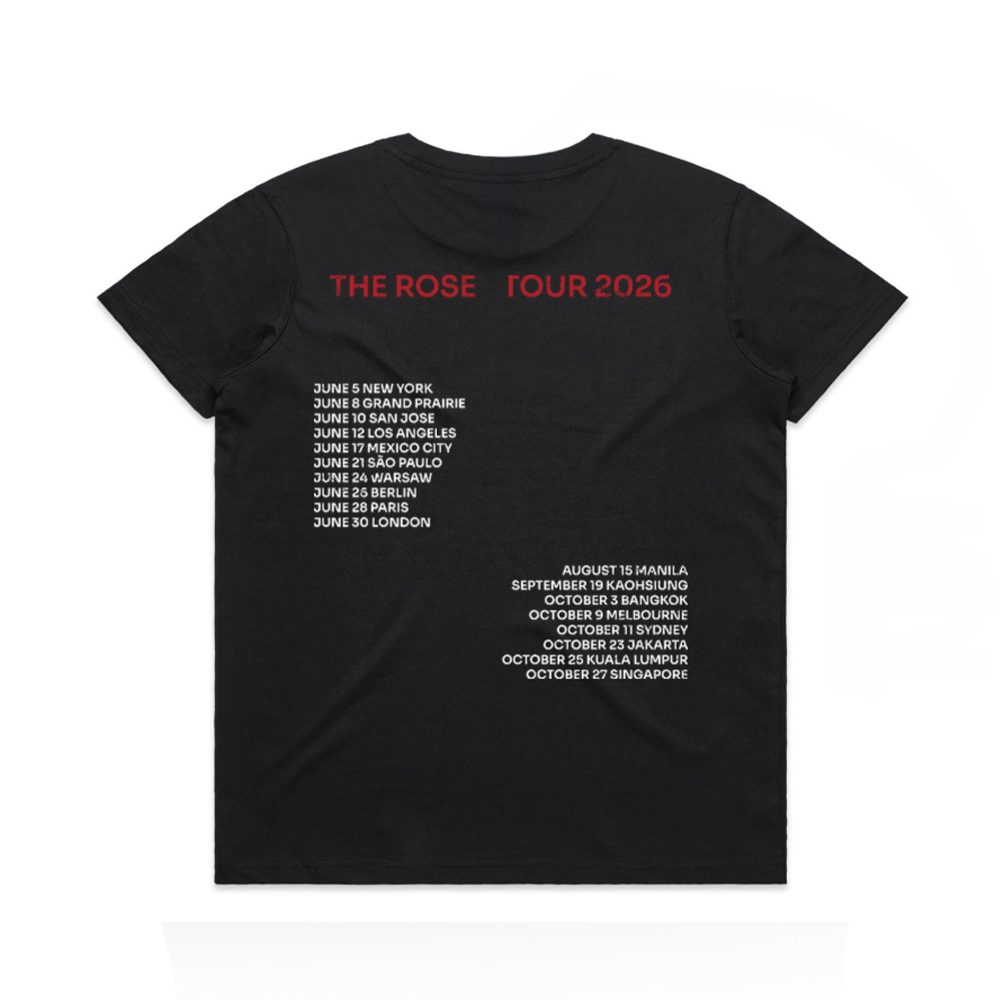 ROSETOPIA | BLACK TEE