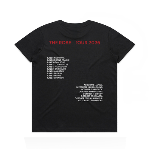 ROSETOPIA | BLACK TEE