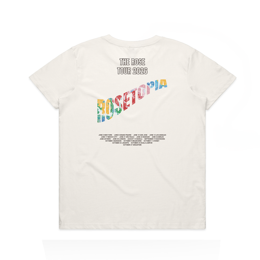 ROSETOPIA | WHITE TEE