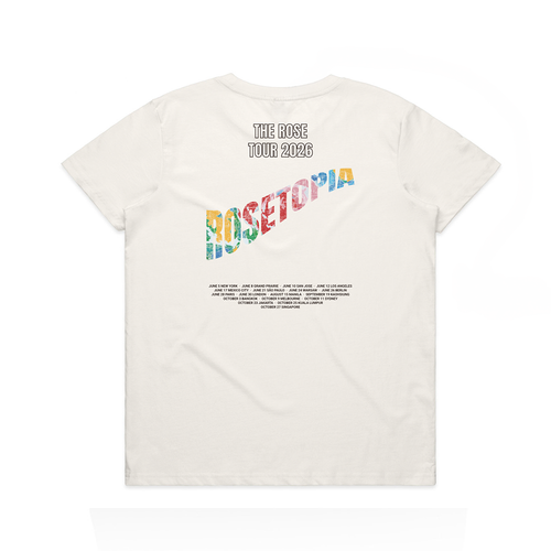 ROSETOPIA | WHITE TEE